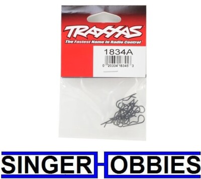 Tra1834 Standard Body Clips Silver, Pack of 12
