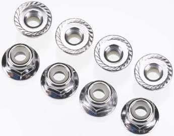TRA3647 Serrated Steel Nuts 4x4 Size