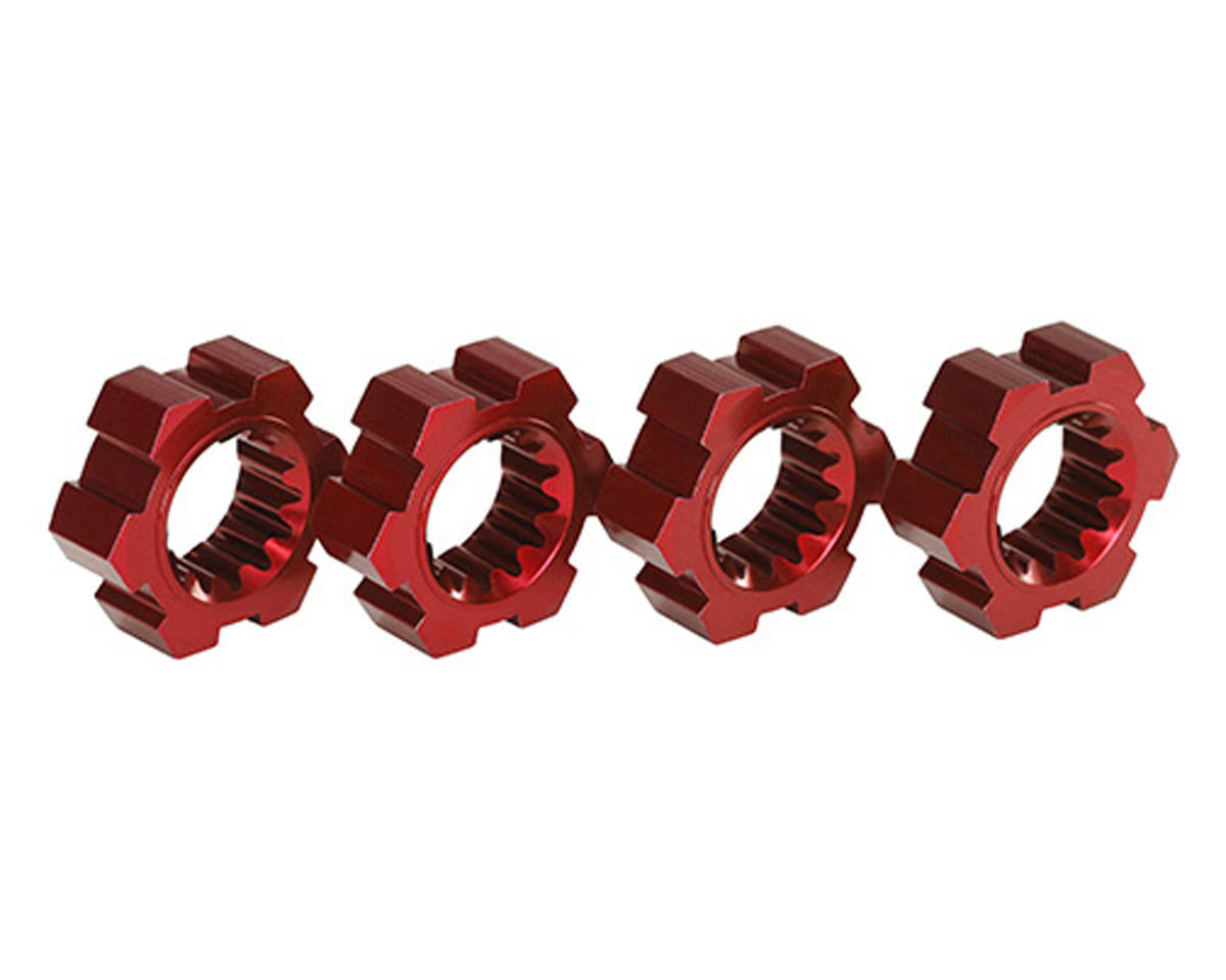 TRA7756R Aluminum Red Wheel Hub X-Maxx/XRT
