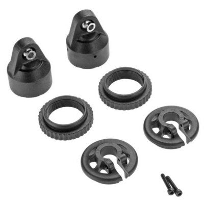 Tra7764 GTX Shock Caps, Spring Perch, and Adjusters