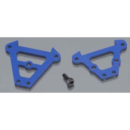 Traxxas 7023 Aluminum Bulkhead Tie Bars Blue-Anodized Front and Rear
