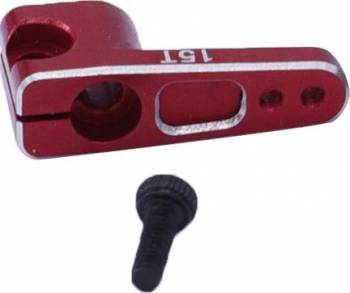 HDTSCX24-63A Hobby Details Aluminum RC Servo Horn 15T - Red