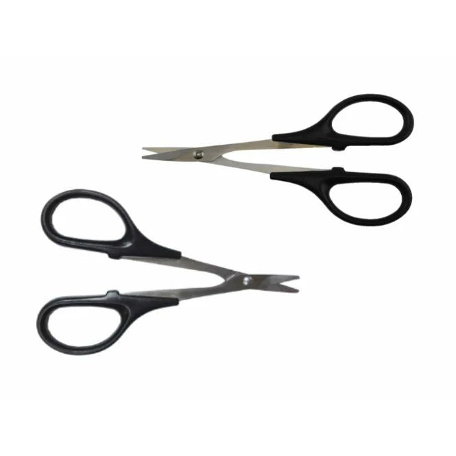 HDTT11074 Hobby Details HSS Curved and Straight Scissors Set For RC car body
