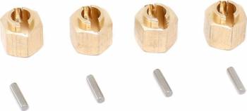 HDTTRX4M032 Hobby Details Brass Hex 4 pcs/set