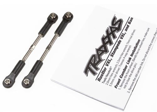 TRA2445 Toe Link 55mm Aluminum Silver
