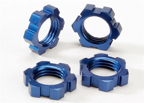 Traxxas 17mm Splined Blue Wheel Nuts TRA5353