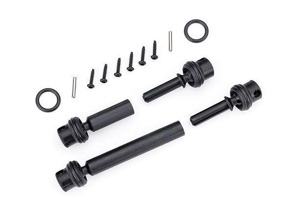 Traxxas 9855 Driveshafts center, assembled front and rear TRX4MT