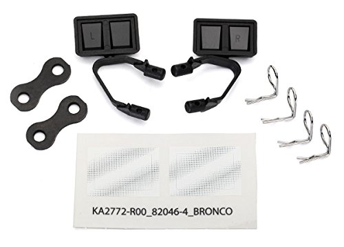 Traxxas 8073 Mirrors with Retainers and Body Clips