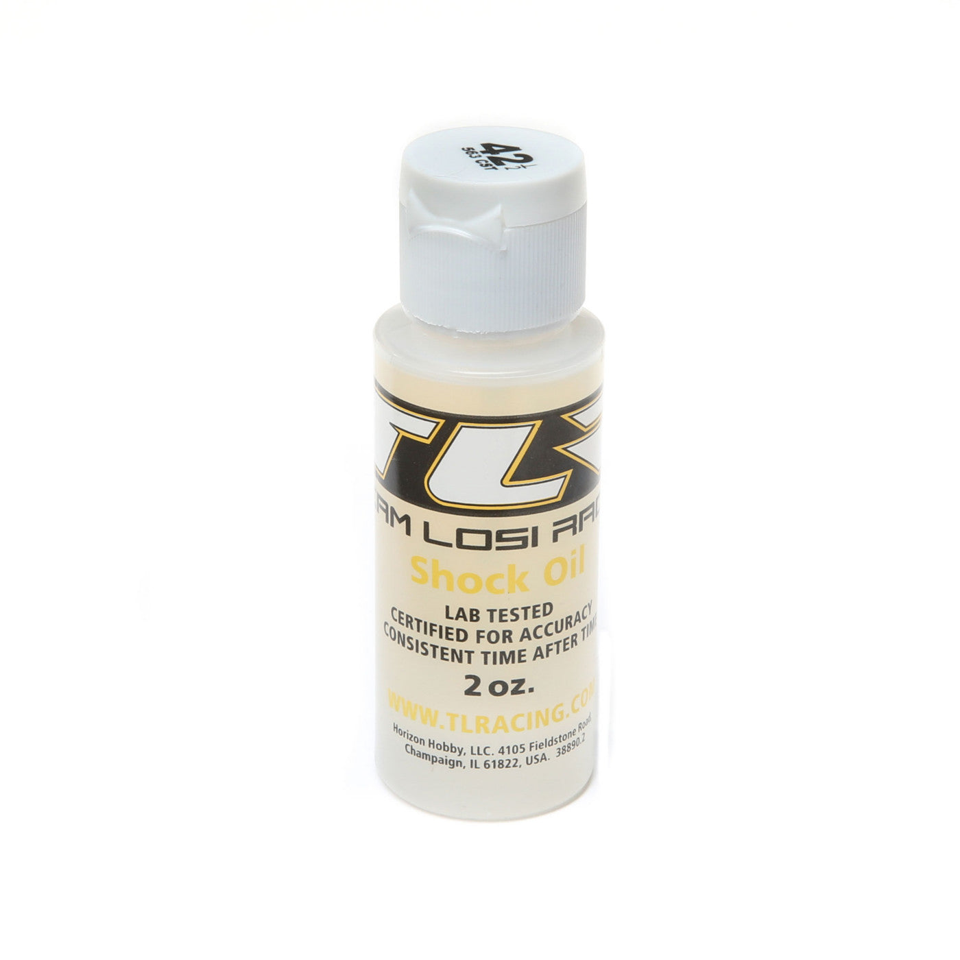 Team Losi Racing Silicone Shock Oil 42.5WT 563CST 2oz