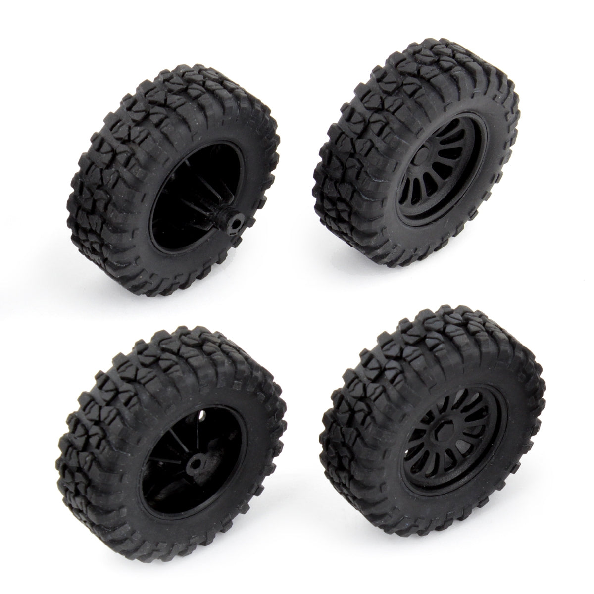 ASC21431 MT28 Mounted Front and Rear Wheels and Tires