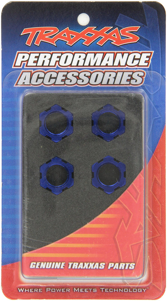 Traxxas 17mm Splined Blue Wheel Nuts TRA5353
