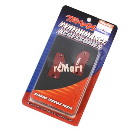 Tra3632x Red-Anodized Aluminum Caster Blocks 30 Degree L&R