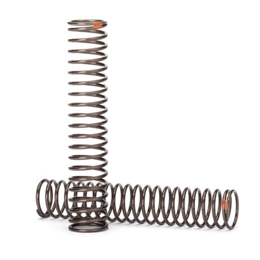 Traxxas 8154 Long Shock Springs GTS 0.39 Rate Orange Stripe