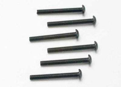 Tra2581 Button Head Machine Screws 3x25mm Pack of 6