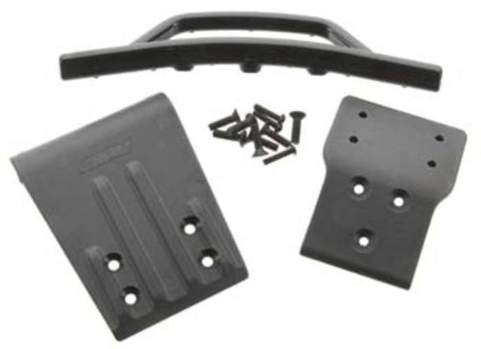 RPM 80022 Front Bumper/Skid Plate Black 4x4 SLH