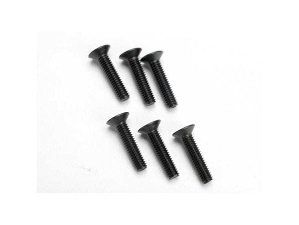 Tra2547 Countersunk Screws 4X18mm Hex, Pack of 6