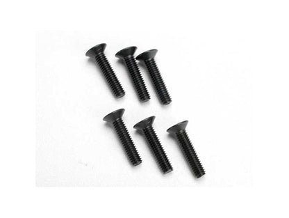 Tra2547 Countersunk Screws 4X18mm Hex, Pack of 6
