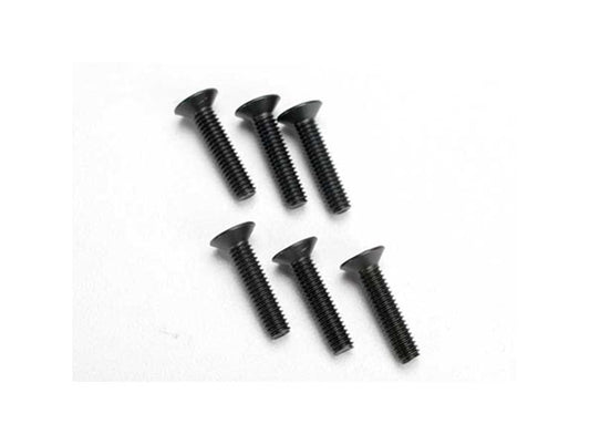 Tra2547 Countersunk Screws 4X18mm Hex, Pack of 6