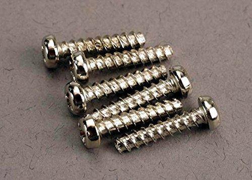 Tra2678 3x14mm Roundhead Self-Tapping Screws, Pack of 6