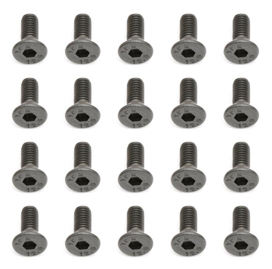 ASC25201 M3X8Mm Flat Head Hex Screw, Pack of 20