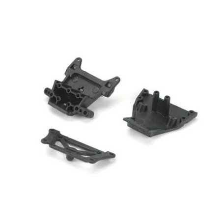 LOSB1018 Front Brake Kit Plate Brace Set Mini-T Multi-Colored