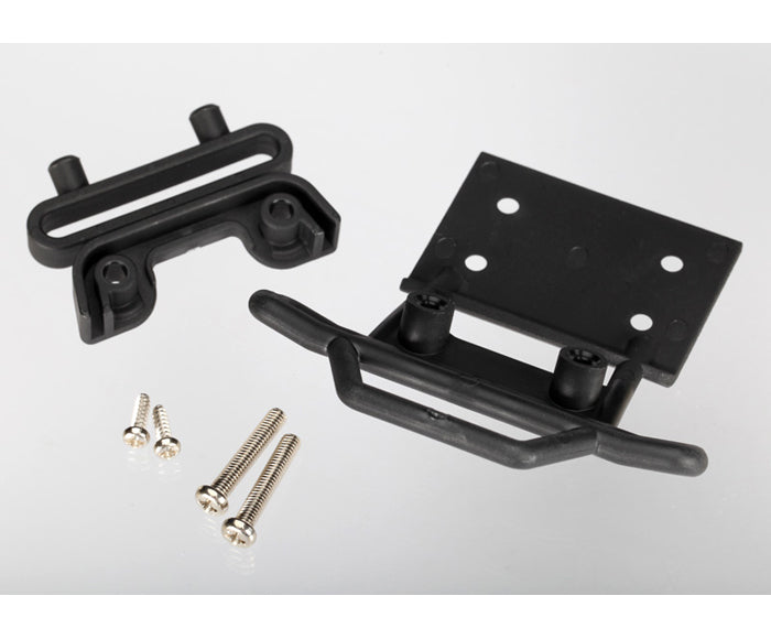 Tra Front Bumper and Mount Black TRA3621