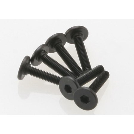 Tra3646 Flat-Head Hex Screws 3X15mm, Pack of 6