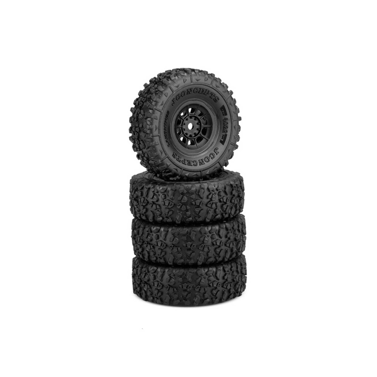 JCO4022-3294 JConcepts Landmines RC Tire Green Compound Black Hazard Wheel