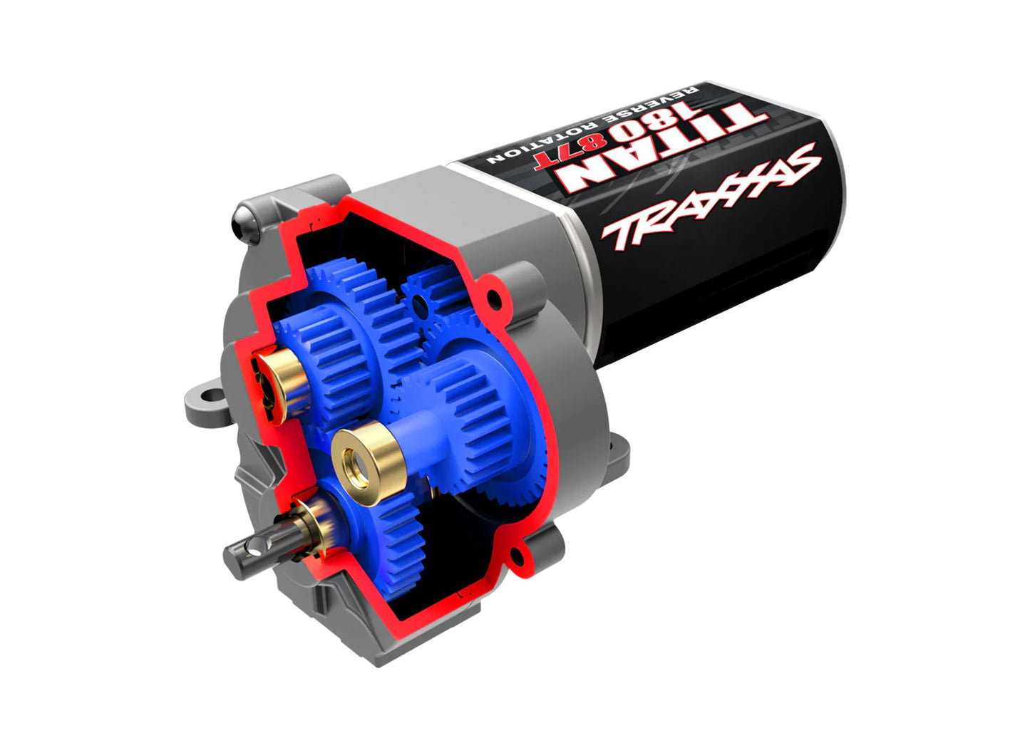 TRAXXAS 9791X Complete Transmission with Titan 87T Motor, 9.7:1 Ratio