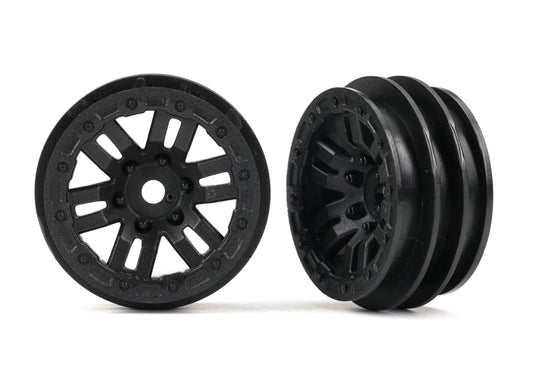 TRA9768 TRX4M Wheels  1.0  (black) (2)
