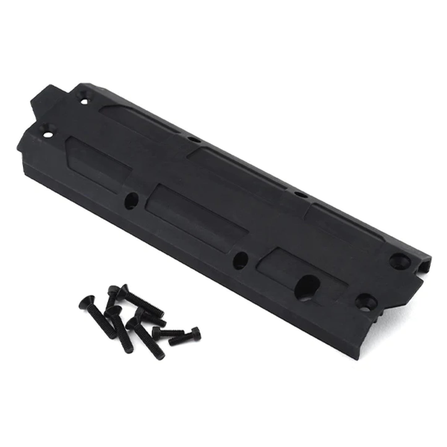 Traxxas 8945R Skidplate Center with 4x20 CCS and 3x10 CS