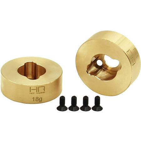 HR TRXM22H HotRacing Brass Rear Hub 18g for Traxxas TRX4-M