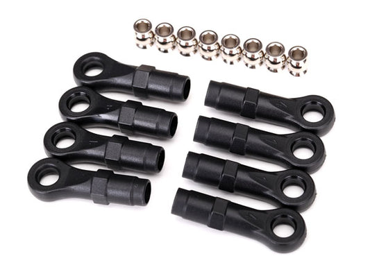 Traxxas 8149 Extended Rod Ends with Hollow Balls Black