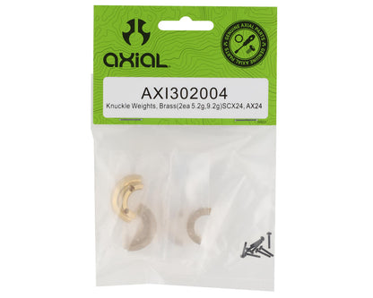Axial SCX24 AX24 Brass Knuckle Weights 5.2g/9.2g Option Parts
