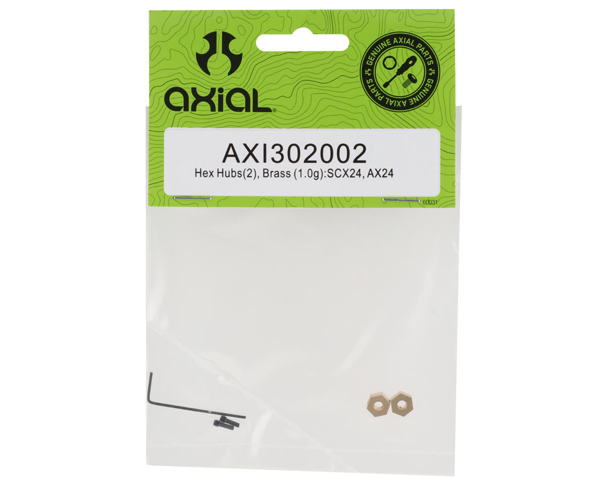 Axial SCX24 AX24 Hex Hub Brass Option Parts 1.0g
