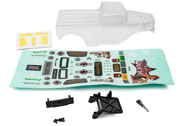 Axial SCX24 B-17 Betty Clear Precut Body Car/Truck Decals