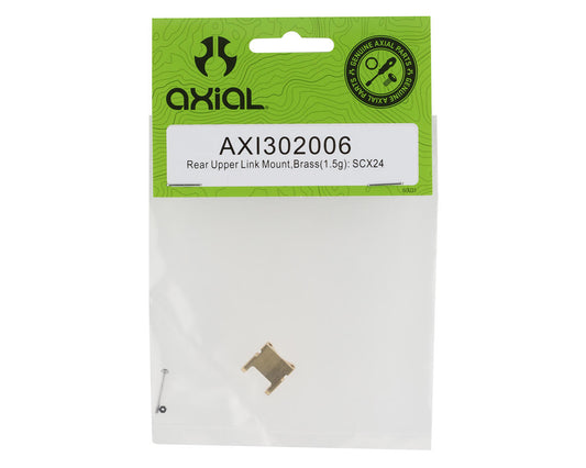 AXI302006 Axial SCX24 Rear Upper Link Mount Brass 1.5g Option Parts
