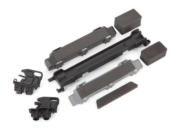 Tra8919 Battery Hold-Down and Mounts with Compartment Spacers, Foam Pads