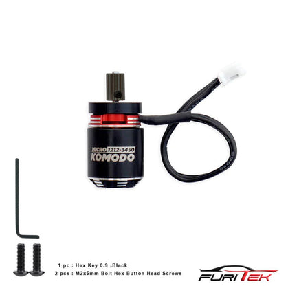 Fur2259 Micro Komodo Brushless Motor 11t Brass Pinion Trx-4m
