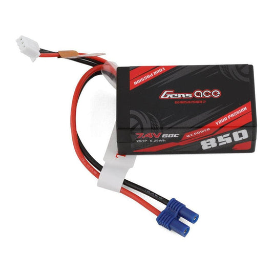 Gens Ace GEA8502S60E2 850mAh 2S 60C Lipo Battery