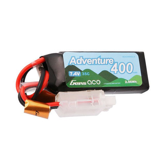 Gens Ace GEA354002SJS Adventure 2S 35C LiPo Battery 7.4V/400mAh JST-PH2.0