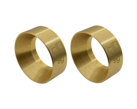 HR SXTF2612H Hot Racing 9g Brass Wheel Weights Scx24