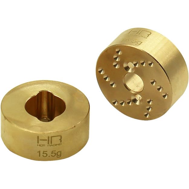 HR SXTF22H Hot Racing Brass Rear Hub 15.5g for AX24 SCX24