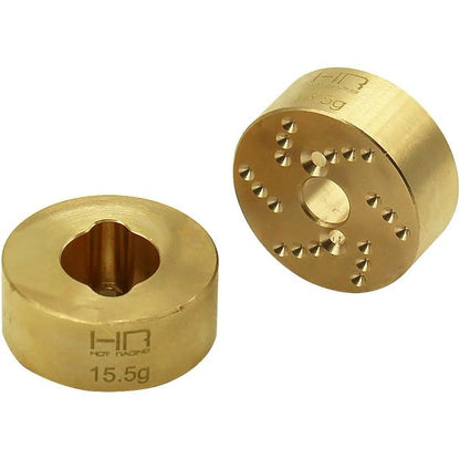 HR SXTF22H Hot Racing Brass Rear Hub 15.5g for AX24 SCX24