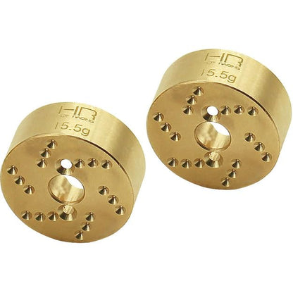 HR SXTF22H Hot Racing Brass Rear Hub 15.5g for AX24 SCX24