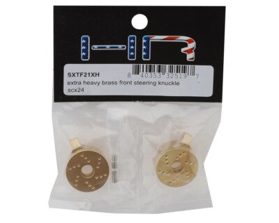 HR ASXTF21XH Hot Racing Extra Heavy Brass Steering Knuckle SCX24