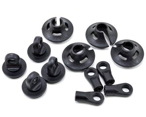 Losi LOS253006 Shock Ends, Spring Cups, Clips for DB XL