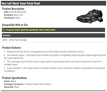 Tra8939 Shock Tower Rear Left & Right Halves