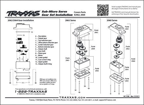 Tra2061 Micro Servo Revo Case