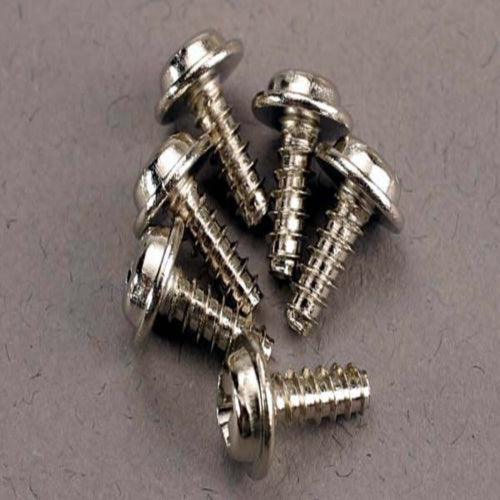 Tra3290 Self-Tapping Screws 3x8mm Washerhead, Pack of 6